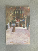 Luigi Zago - Assisi San Maria Degli Angeli - Interno Della Porziuncola Postale Postcard - Altri & Non Classificati