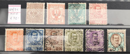 Italie Timbres  N°64/71 Neuf* - Usados