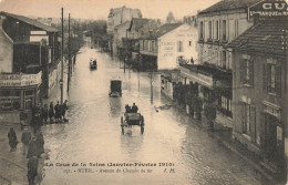 Rueil * Avenue Du Chemin De Fer * La Crue De La Seine , Janvier Février 1910 * Inondations - Rueil Malmaison