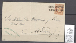 France - Lettre Marseille Pour Espagne - Madrid - ESTRANGERO BARCELONA - 1862 - Poste Maritime