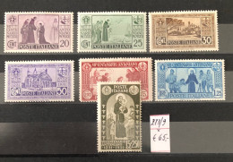 Italie Timbres  N°273/79 Neuf* - Afgestempeld