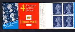 GRANDE-BRETAGNE 1999 - Carnet Yvert C2074 - SG HF1 - NEUF** MNH - European Air Mail Stamps - Markenheftchen