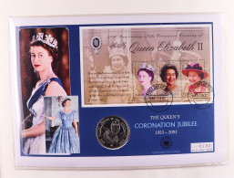 COIN COVERS Several Collections In 6 Albums Of Mercury Coin Covers - The Royal Family 1996-2006 In 1 Album (15 Covers),  - Sonstige & Ohne Zuordnung