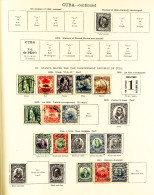 WORLD IN 'IDEAL' ALBUM VOLUMES I & II. Several 1000's Mint & Used Stamps In Both Volumes Of The SG Ideal Album For 'Fore - Andere & Zonder Classificatie