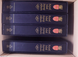 1991 - 2014 ROYAL MAIL HINGELESS ALBUMS. Four Volumes Including Slip Cases. Very Good. NO Stamps. - Other & Unclassified