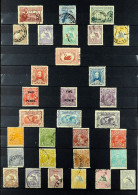 1913 - 1936 EXTENSIVE COLLECTION Of Used Stamps On Protective Pages, Many Sets, High Values To ?1, Etc (approx 180 Stamp - Other & Unclassified