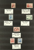 1914  -1936 COLLECTION Of 42 Used Stamps, A Complete Run Of Commemorative Sets To 1936, Note Additional Different Types, - Otros & Sin Clasificación