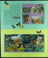 1994 Australian Zoos. Endangered Species Set + Miniature Sheet In Sealed Australia Post Presentation Pack, The Miniature - Other & Unclassified