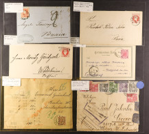 COVERS STOCK Range Of 160+ Covers Priced To Sell By An American Show Dealer For $4200+. Note Early Stampless, 19th Centu - Otros & Sin Clasificación