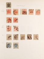 LOMBARDY AND VENETIA 1850 - 1864 Chiefly Used Collection Of Over 40 Stamps On Album Pages. - Autres & Non Classés