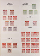 1863 - 1977 COLLECTION Of Mint & Used Stamps On Protective Pages, Around 40 Fiscally-used Chalons, Comprehensive Afterwa - Autres & Non Classés