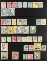 1884 - 1935 USED COLLECTION Of 70+ Stamps On Protective Pages, Note 1901-03 2s & 3s Staircase, 1911-19 Staircase Set (ex - Other & Unclassified