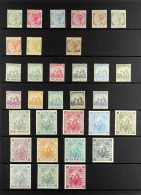 1882 - 1935 MINT COLLECTION Of 90+ Stamps On Protective Pages, Note 1892-1903 Set, 1897-98 Jubilee Set, Plus Some Blued  - Barbados (...-1966)