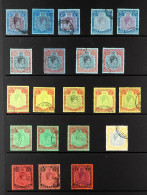 1938-53 LARGE KEY TYPES USED COLLECTION With 2s Perf 14 (3, Shades) And Perf 13 (both Listed Shades); 2s6d Perf 14, Perf - Bermudes