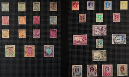 1937-1947 USED COLLECTION On Pages, Includes 1937 Opts Set To 5r, 1938-40 Set, 1946 Set, 1947 Opts Set, Officials 1937 S - Burma (...-1947)