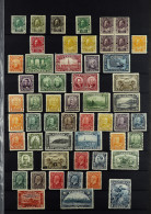 1912 - 1936 MINT COLLECTION Of 85+ Stamps On Protective Pages, Note 1911-31 Admirals To 20c & 50c, 1927 Historic Sets, 1 - Autres & Non Classés
