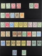 1900 - 1937 COLLECTION Of 85+ Mint Stamps On Protective Pages, Note The 1900 Shades, 1905 Set, 1907-09 Range With Differ - Kaimaninseln