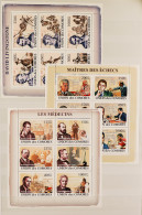 Delcampe - 2008 - 2010 MINIATURE SHEETS Never Hinged Mint Collection Of Over 120 Items. - Comores (1975-...)