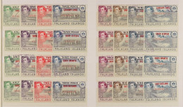 1944 - 2000 COLLECTION Of 200+ Used Stamps, 1944-45 Sets, 1946 - 1956 Complete For All, South Georgia 1963 - 1979 Comple - Falklandeilanden