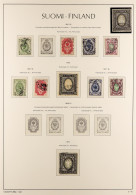 1901 - 1962 Fine Used Collection On Finland Hingeless Album Pages, Michel Stc ?? 2000+ (500+ Stamps) - Altri & Non Classificati
