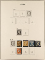 1853 - 1976 COLLECTION Of Approx 1500 Mint / Used Stamps In Davo France Album, Many Better Stamps, Sets, Higher Values W - Other & Unclassified