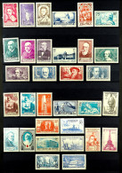 1930 - 1946 NEVER HINGED MINT COLLECTION On Protective Pages, Sets, Red Cross Issues, Postage Dues, Etc, Note 1935 2fr B - Sonstige & Ohne Zuordnung