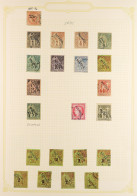 REUNION 1885 - 1974 Collection Of 300+ Used Stamps Incl. 1885-86 25c On 40c, 1891 40c, 80c & 1f Opts Imperfs With 4 Marg - Otros & Sin Clasificación