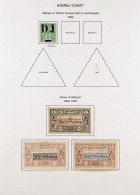 SOMALI COAST 1894-1902 Collection Of 25 Mint Stamps Incl. 1894 5c 'DJ' Opt (signed Calves), 1894-1900 Pictorials Set To  - Altri & Non Classificati