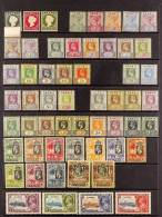 1886 - 1966 COLLECTION Of 130+ Mint / Later Never Hinged Mint Stamps On Protective Pages. - Gambie (...-1964)