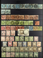 BAVARIA 1849 - 1920 Collection Of Around 380 Used Stamps On Protective Pages, Imperfs To 12k Red & 12k Green, Many Sets, - Andere & Zonder Classificatie