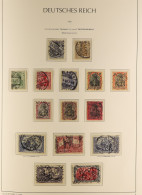 1872 - 1932 USED COLLECTION Of Over 400 Stamps In Hingeless Album, Many High / Top Values, Many Sets Such As 1924 Welfar - Other & Unclassified