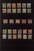 1875 - 1945 USED COLLECTION Of Approx 1000 Stamps & Miniature Sheets On Protective Pages, Note Many Sets Incl Zeppelin.  - Autres & Non Classés