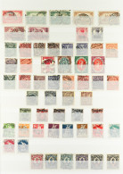 1919 - 1932 USED COLLECTION Of 450+ Stamps On Protective Pages, Chiefly Sets Incl Airs & Officials. - Other & Unclassified