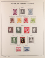 1948 - 1968 FINE USED COLLECTION In A Schaubek Germany Album, With West Germany, Berlin, Russian Zone & East Germany Wit - Otros & Sin Clasificación