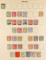 1886 - 1935 MINT COLLECTION Of Around 75 Stamps On Album Pages, Values To 10s, Sets, Etc. - Gibilterra