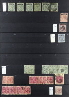 STOCK BOOK With 1866 To 1980's Mint & Used Stamps Incl Duplication, Cat ?2000++ (900+ Stamps) - Gibraltar