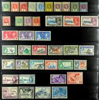 1912 - 1979 COLLECTION Of Fine Used Stamps On Protective Pages, Chiefly Complete Sets (approx 300 Stamps, 4 Miniature Sh - Îles Gilbert Et Ellice (...-1979)