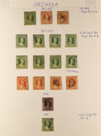 1861 - 1952 COLLECTION Of 300+ Stamps On Pages, Stc ?2500+. - Grenada (...-1974)