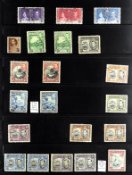 1937 - 1965 USED COLLECTION Of Around 80 Stamps On Protective Pages Incl. 1938-50 Pictorials Set With Additional Differe - Granada (...-1974)