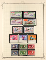 1959 - 1983?AIR POSTS Collection Of 160+ Never Hinged Mint Stamps & 20 Miniature Sheets. - Guinée (1958-...)