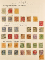 1873 - 1937 COLLECTION Of Approx. 350 Mainly Used Stamps, Note 1873 Perf. 12? 3sk, 4sk & 16sk Unused With Faults (cat ?2 - Altri & Non Classificati