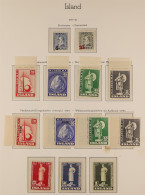 1931 - 1947 MINT / MUCH NEVER HINGED MINT Collection Of Sets & Miniature Sheets. Facit Stc Skr 10,000 = ?750 (70+ Stamps - Altri & Non Classificati