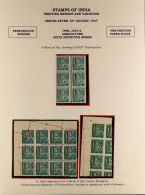 1979-88 PRINTING ERRORS 15p Deep Bluish Green 'Farmer' Definitive (SG 923/a), A Mainly Never Hinged Mint Group Of Multip - Andere & Zonder Classificatie
