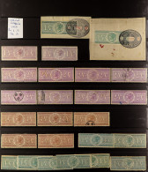 REVENUE STAMPS 1866 - 1975 Collection Of Over 330 Special Adhesives On Protective Pages, Arranged By Issue. - Otros & Sin Clasificación