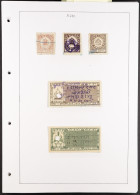 REVENUE STAMPS Late 19th Century To 1940's Collection On Pages, Arranged By State From Akalkot To Travancore (approx 270 - Otros & Sin Clasificación