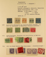 SORUTH 1868 - 1949 Mint And Used Collection Of Around 60 Stamps On Album Pages, 1923-29 Group, 1929 Officials To 8a Used - Sonstige & Ohne Zuordnung