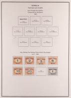 SOMALIA POSTAGE DUE 1923 - 1934 Collection Of 31 Mint Stamps Incl. 1923 Surcharged Set (no 40b), 1926 Set, 1934 Set. Sas - Andere & Zonder Classificatie