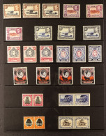 1937 - 1952 COMPLETE MINT COLLECTION Of 60+ Stamps On Protective Pages, Note The 1938-54 Pictorials Set With Most Additi - Vide