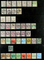 1890 - 1954 USED COLLECTION Of Around 150 Stamps On Protective Pages, Comprehensive Incl Sets, Higher Values To ?1 (2, D - Leeward  Islands