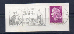 Flamme Illustrée : (80) MONTDIDIER – 9/08/1968 (Flamme Sur Fragment) - Sellados Mecánicos (Publicitario)